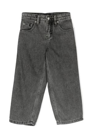 Jeans dritti in cotone grigio antracite MOLO KIDS | 6W23I1068834